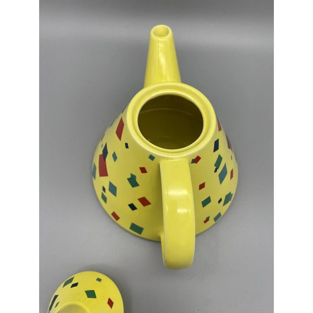 Toscany Collection Memphis Mid Century Postmodern Teapot‎ Made in Japan RARE